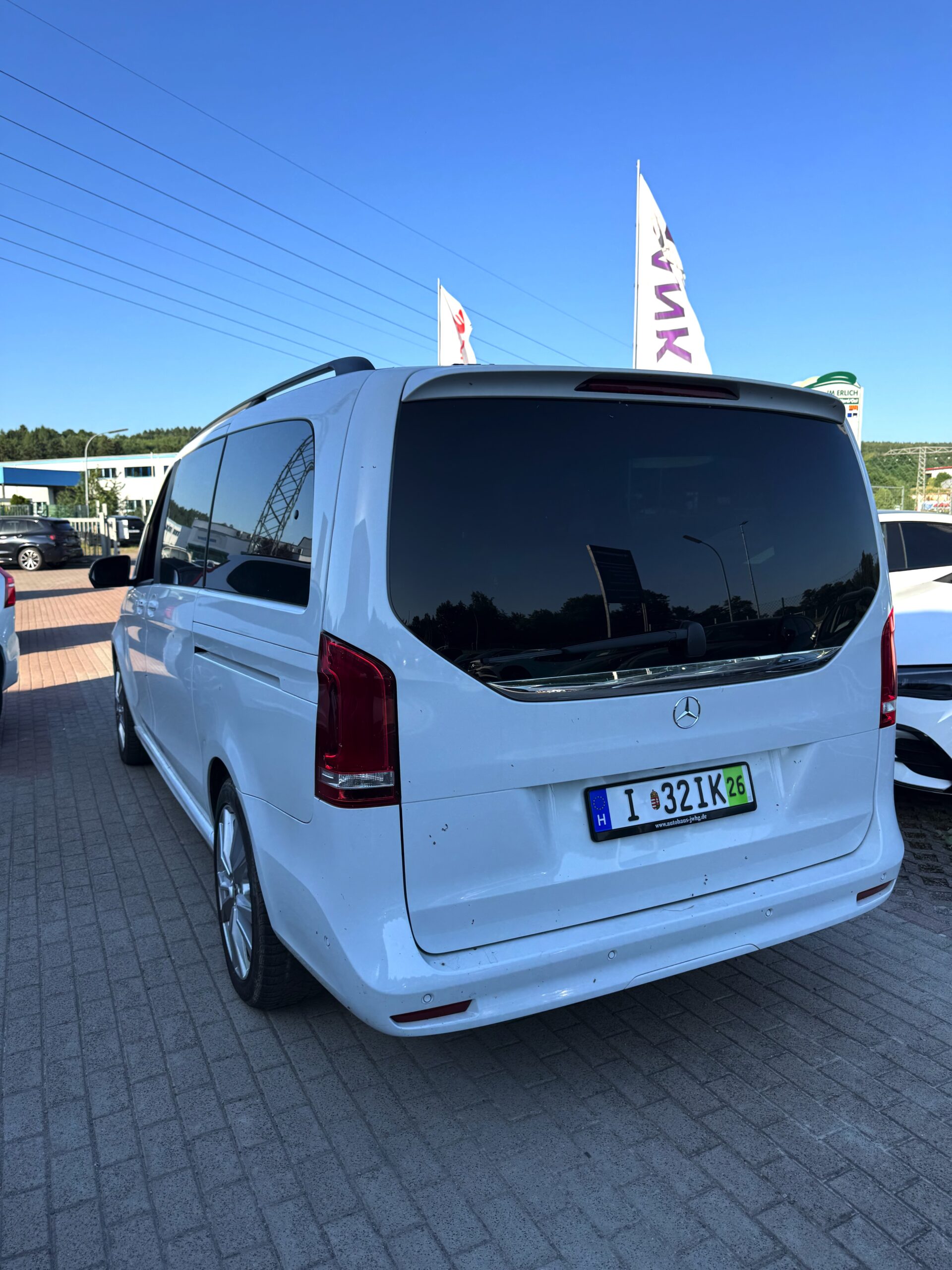 Mercedes-Benz V-Class Exclusive hátulnézet referencia